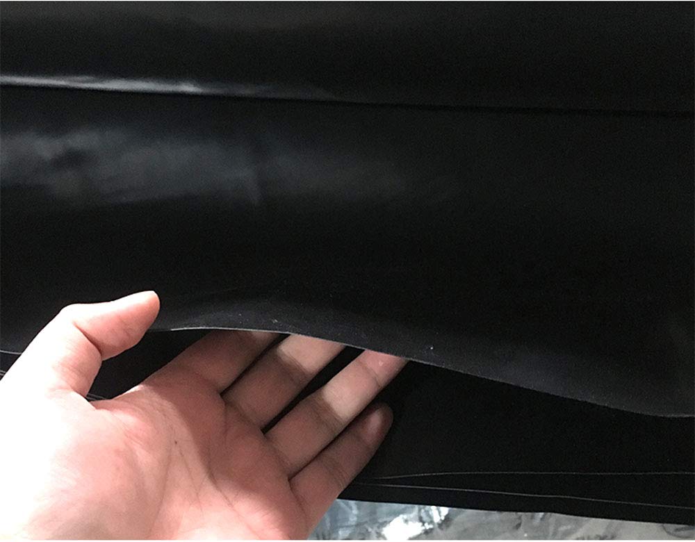 PreAsion Pond Liner 20ft ×30ft HDPE Black Pond Liner Large Garden Pond Liners Flexible Skins Lining for Koi Ponds Fountains Fish Pool Water Gardens 0.3mm/12mil Thickness