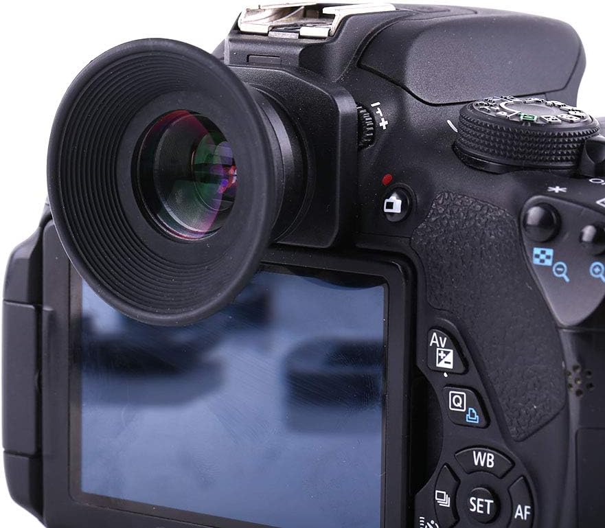 Beufee 1.5X 360 Eyepiece Magnifier, Fixed Focus Viewfinder Eyepiece Magnifier Eyecup Rotatable Design Replaces Eye Cup