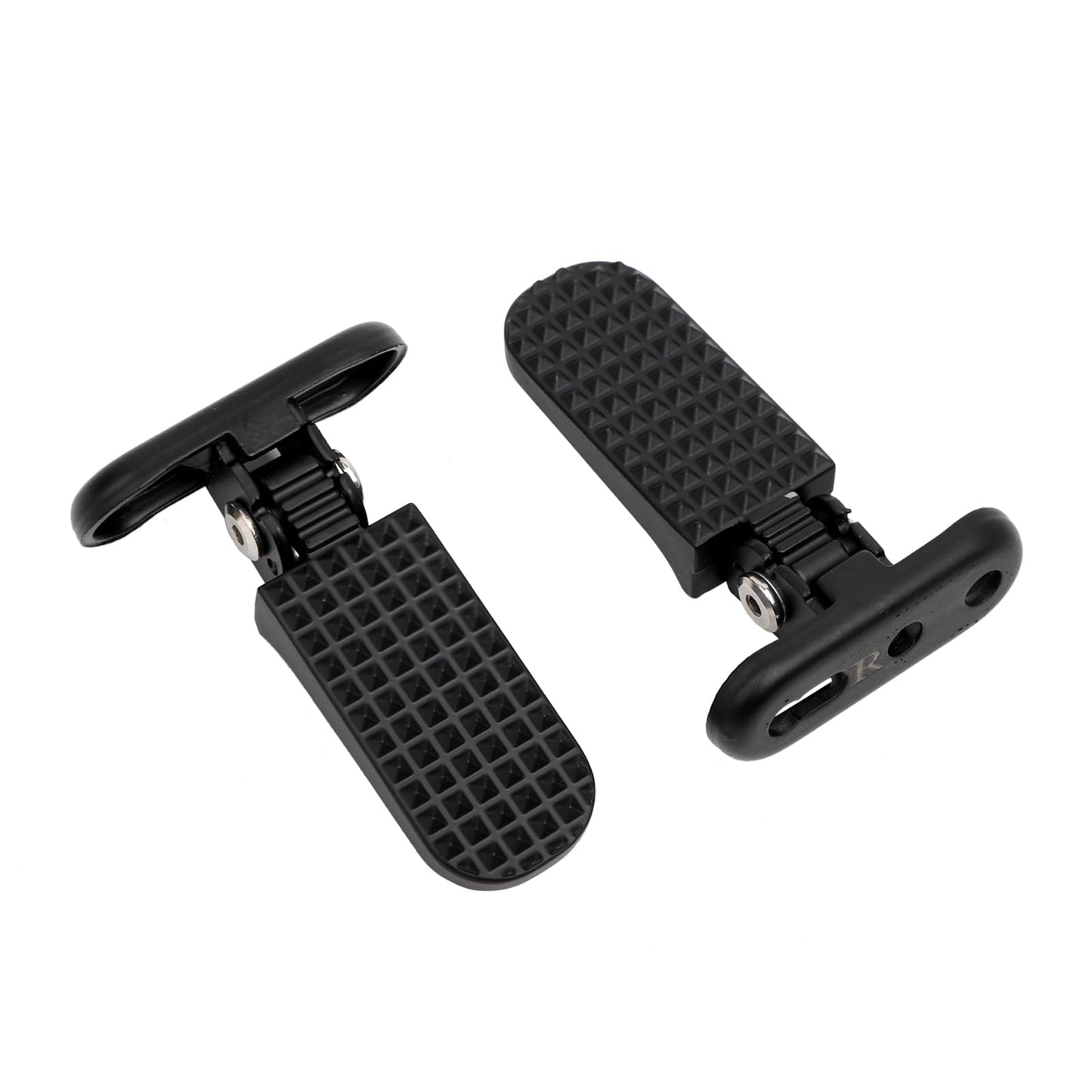 Mokuo Scooter Footpegs E-bike Footpeg in Aluminum Alloy, Lenght 12cm/4.7",Compatible with Scooter Mopeds E-Bike Mini Bikes,Installation Hole Spacing: 4-5cm