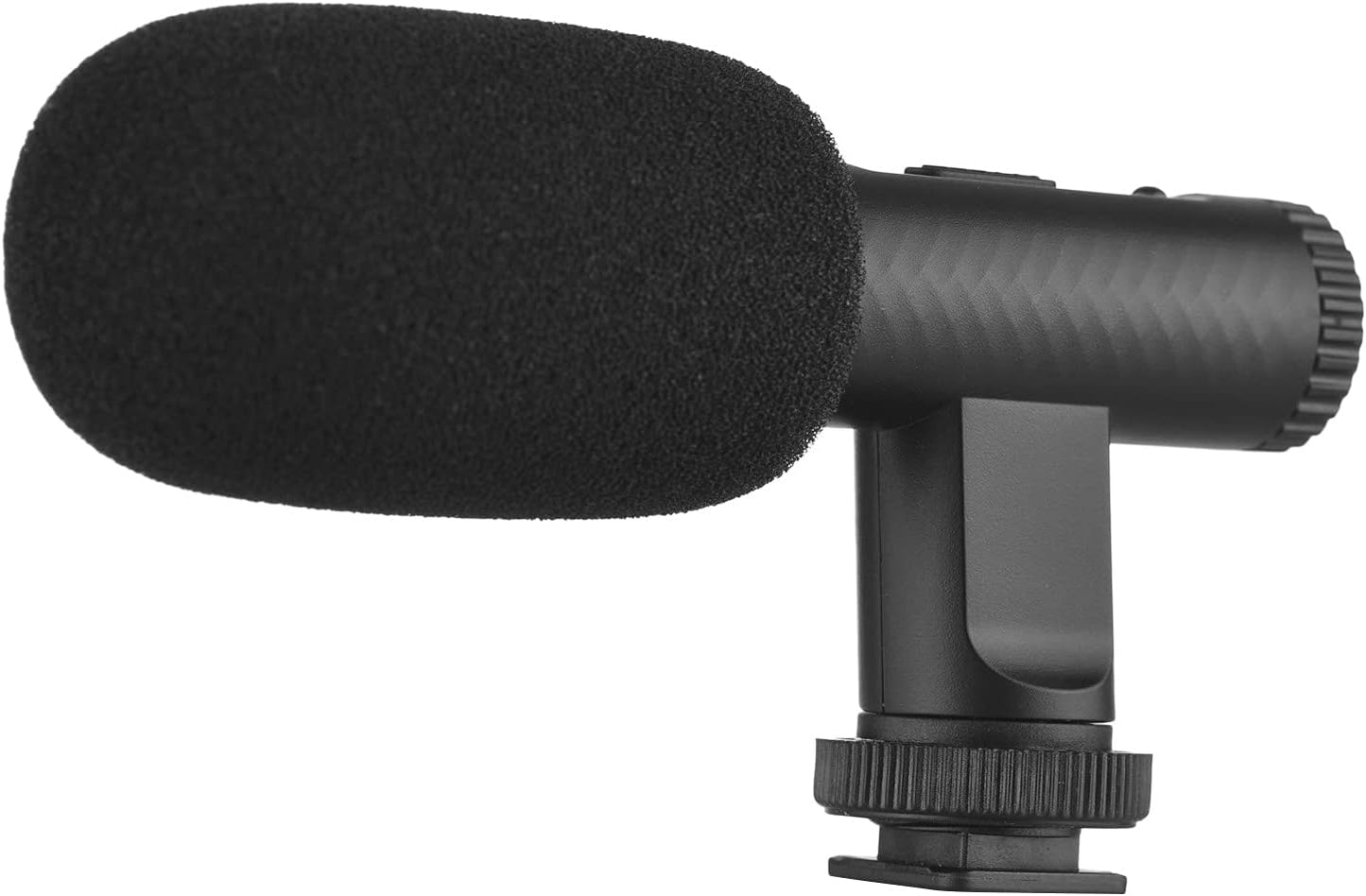 Namolit 3.5mm Portable Stereo Microphone Video Recording Mic TRS Plug Built-in Rechargeable Battery for DSLR Cameras