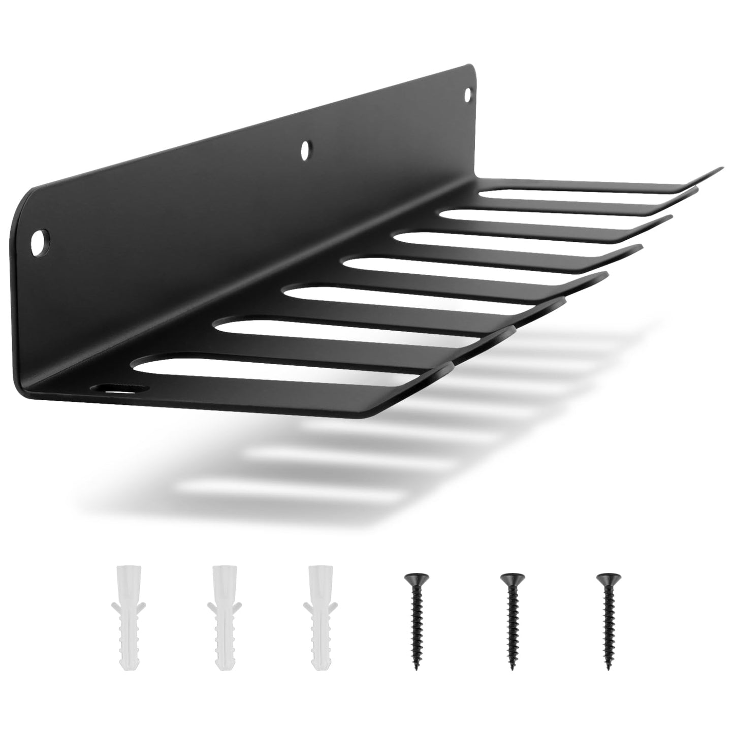 Gym Equipment Storage Rack, Resistance Bands Storage Hanger, Multi-Purpose Home Gym Rack Organizer Wall Mount for Barbells Jump Ropes Lifting Belt Gym Accessories
