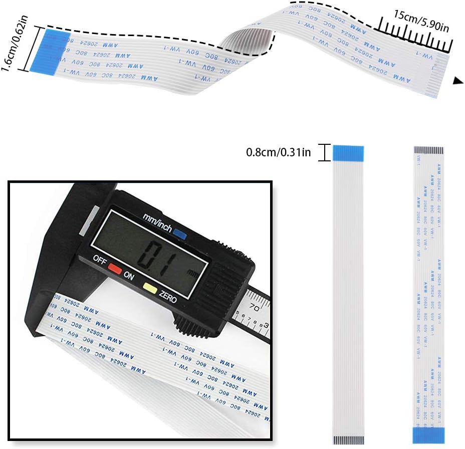 Aokin 5MP 1080P OV5647 A/B/B+/2/3/3B+/4 15cm for Raspberry Pi Camera Module, with Sensor Video Camera Module