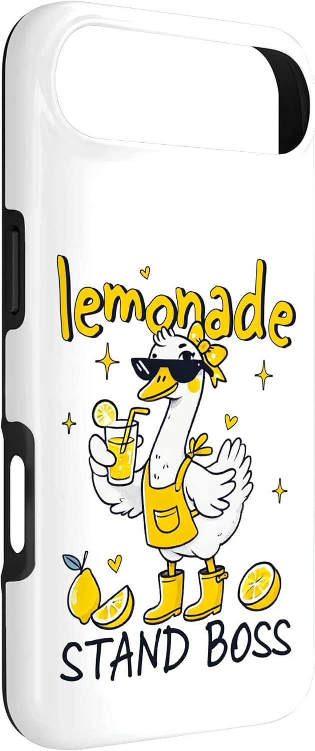 Citrus Quack Designs Summer Funny Duck Lemonade Stand Boss Citrus Drink Case for iPhone Air