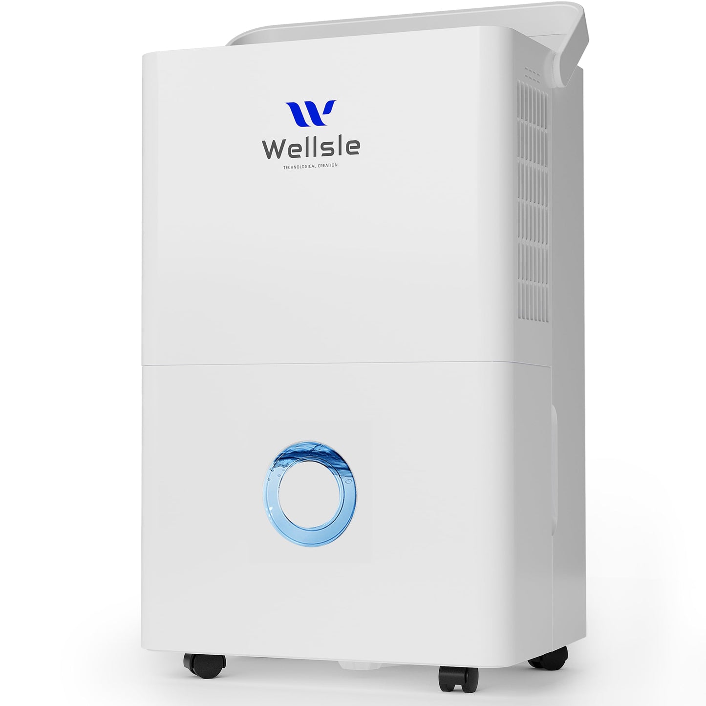 Wellsle 4500 Sq.ft Dehumidifier for Basement and Garage, 80 Pints Home Dehumidifier with Drain Hose and Water Tank, Quiet Dehumidifiers for Bedroom, Living Room, Office.