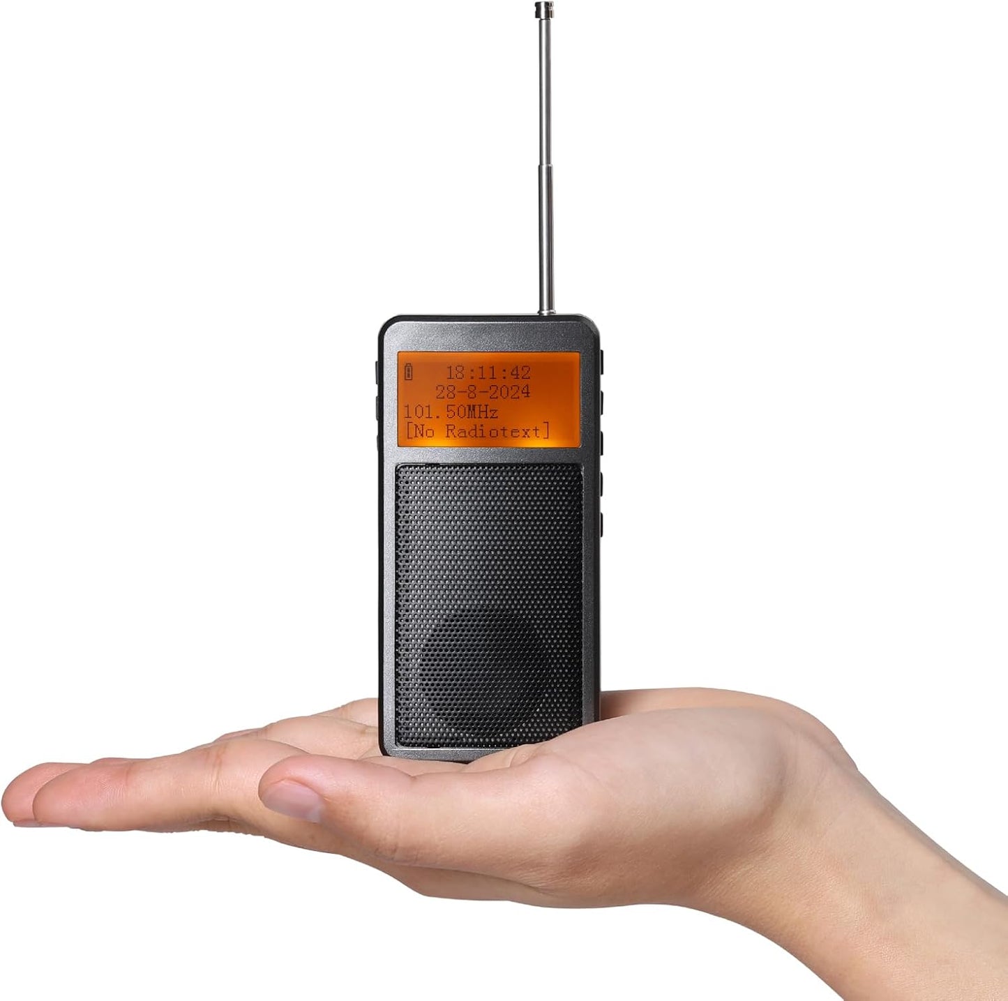 Raddy RF205 MP3 FM Radio with Bluetooth Headphone Output, Portable Pocket Mini Radio FM-to-Bluetooth, Dual-Mode BT