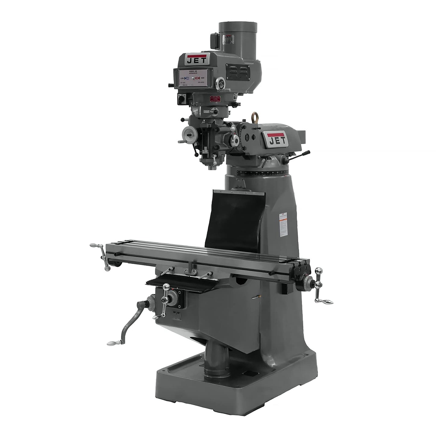 JET Variable-Speed Vertical Mill, 3 HP, 230/460V 3Ph (Model JTM-4VS)