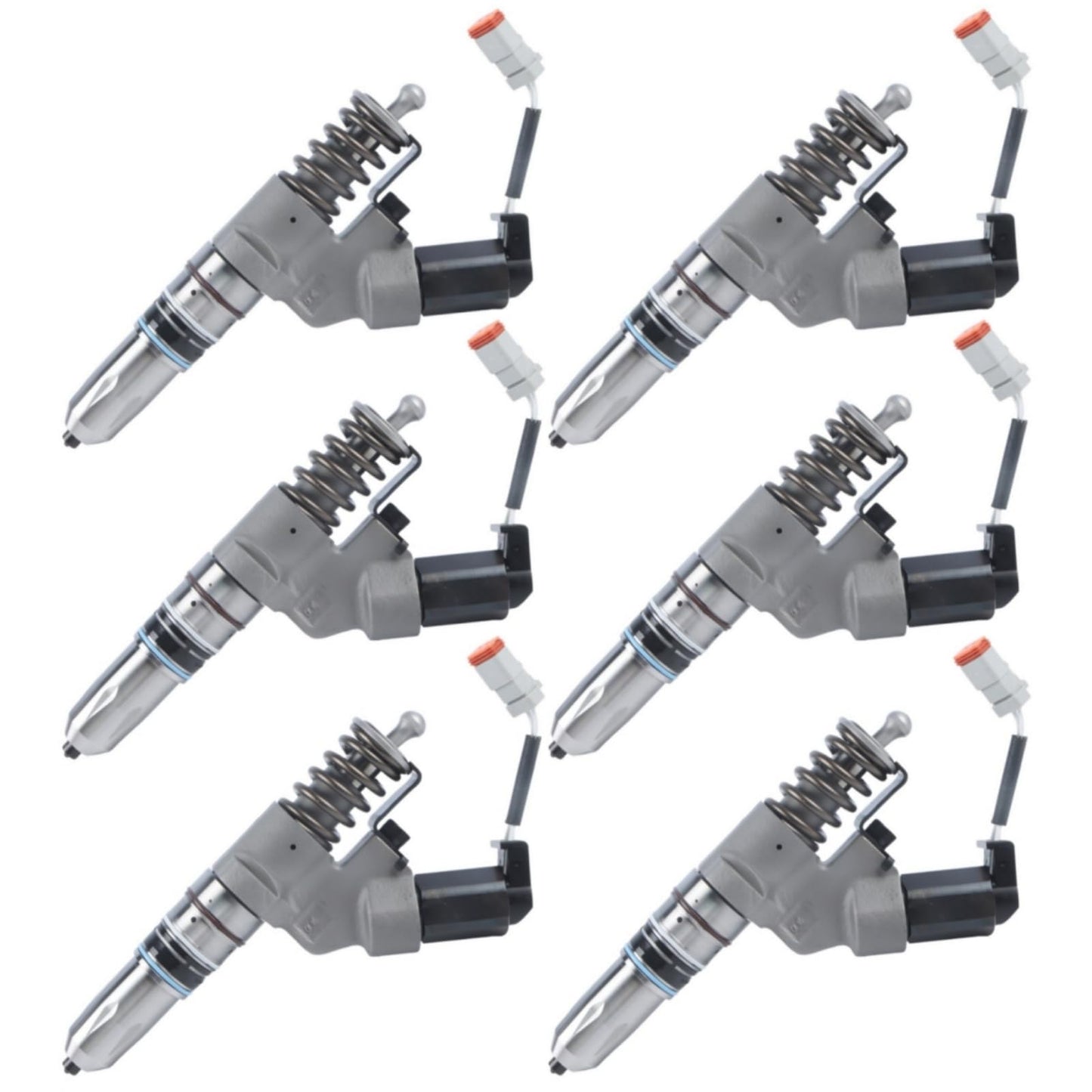 IMELBUFF 4928517 4903084 4903319 Diesel Fuel Injector 6-Pack for Cummins M11 ISM11 QSM11 Engine Heavy-Duty Truck, Construction Machinery, Marine Engine, Generator Set
