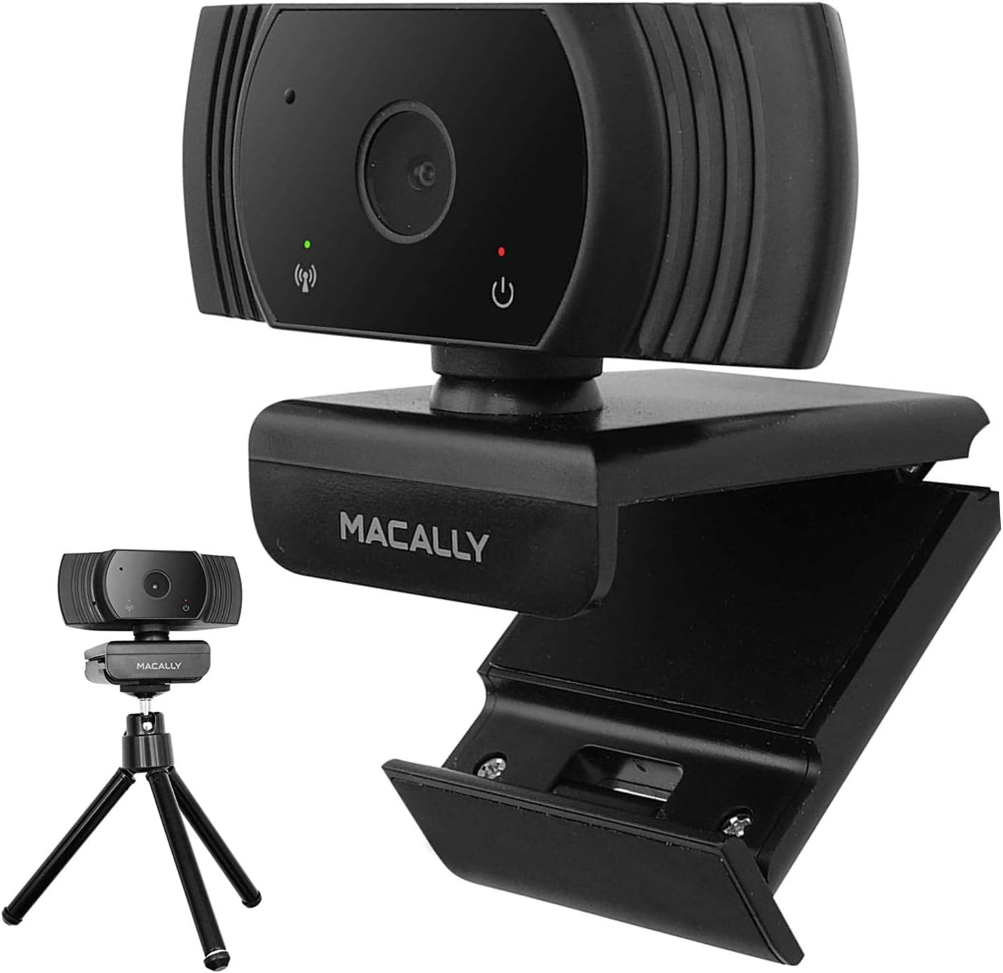 Macally 1080P 120 30FPS Webcam with Microphone - Stay Connected Virtually - Wide Angle HD USB Computer Camera