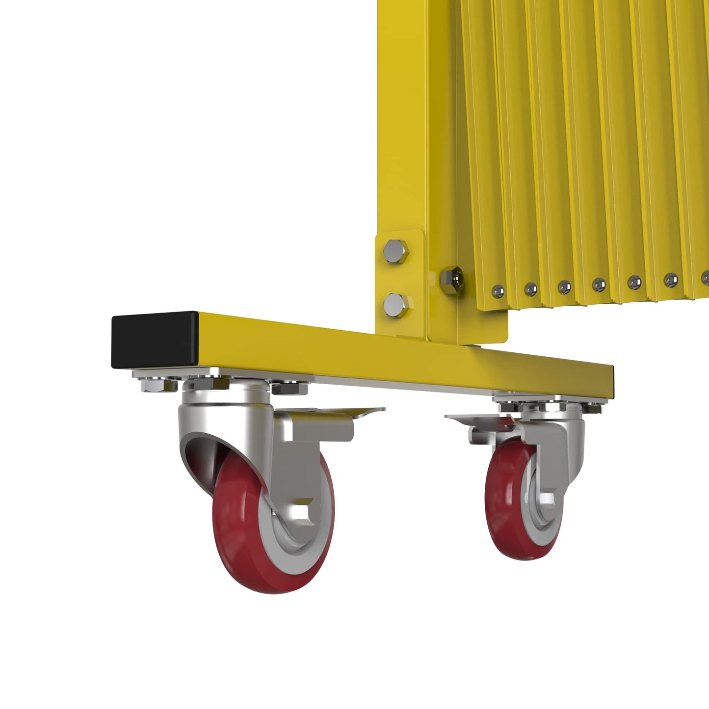 Trafford Industrial Heavy-Duty Expandable Metal Safety Gate Barrier (72.5" H x 20' W, Expands to 20 ft)