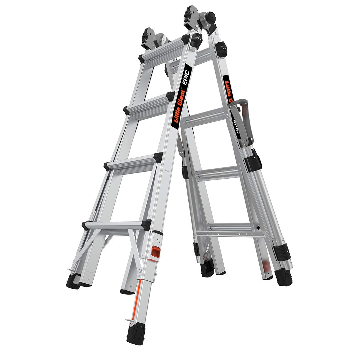 Little Giant Ladders, Epic, M17, 17 Foot, Multi-Position Ladder, Aluminum, Type 1A, 300 lbs Weight Rating, (16817-818)