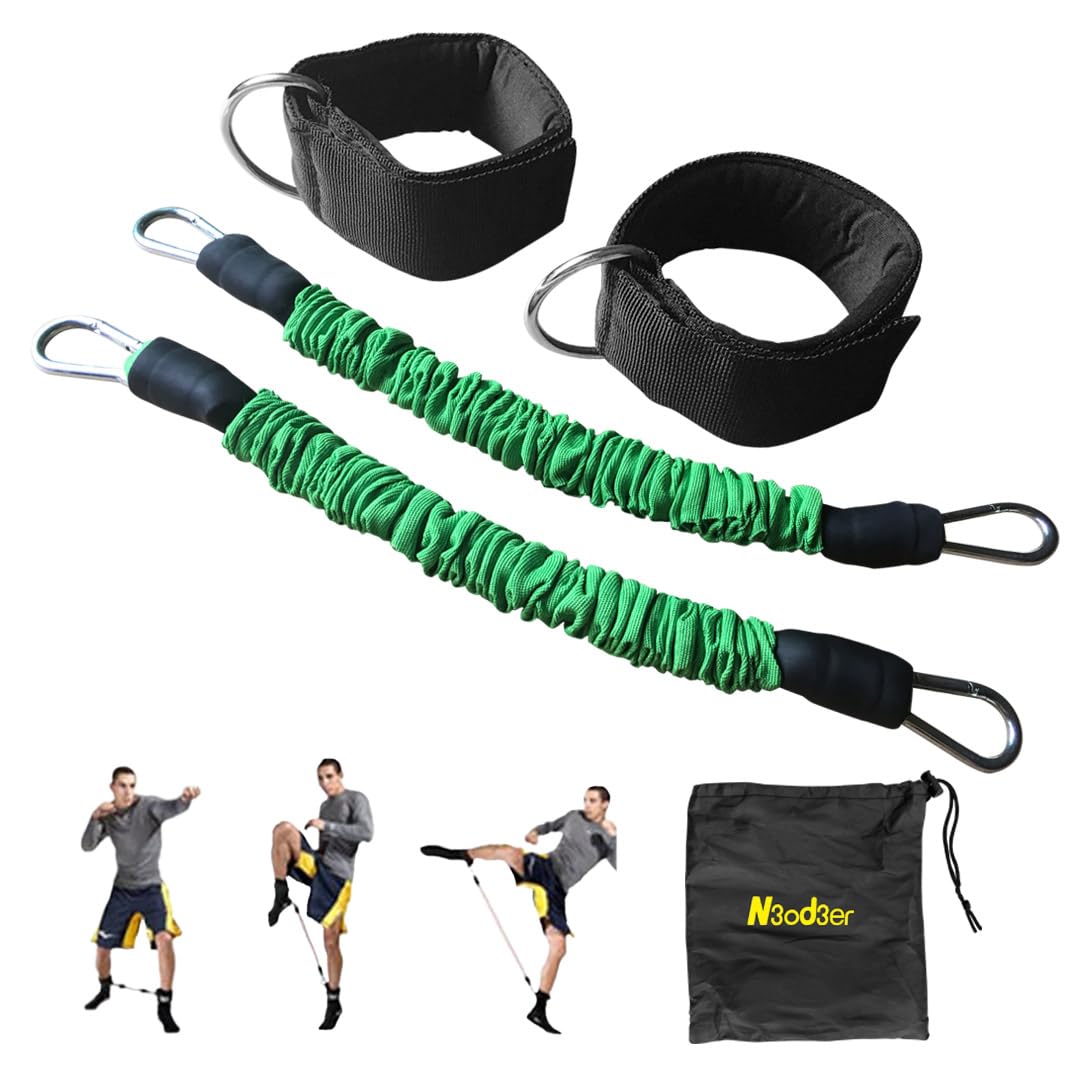 N3od3er Ankle Resistance Training Speed and Agility Training Tool Ankle Resistance Bands for Football Basketball Taekwondo Yoga Boxing Soccer Kick Boxing Thai Punch Karate Running