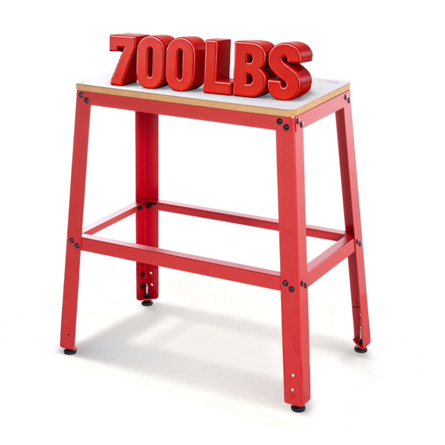 VIGO POWER 700 Lbs Heavy Duty Tool Stand, 30" Work Height & 26" x 14" MDF Top, Universal Benchtop Machine Table with Vibration-Dampening Base for Planer, Drill Press, Saws & Grinders