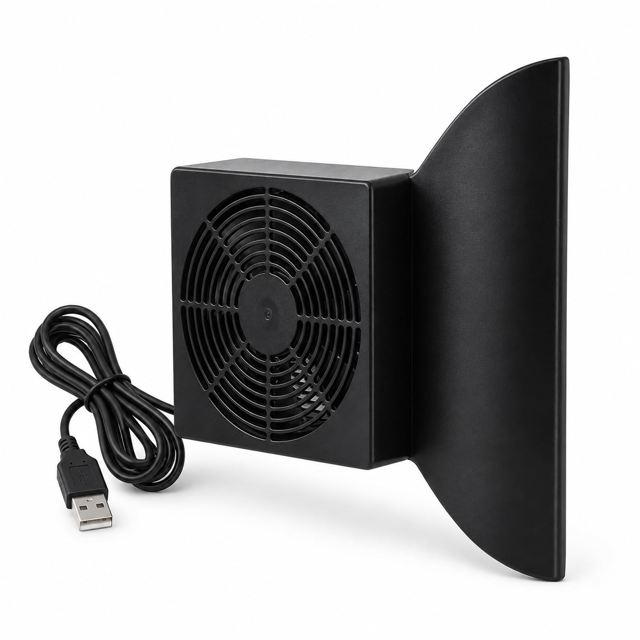 Cabinet Cooling Fan – No Drilling Required, Quiet Slim Fan for Home Theater AV Cabinets, Electronics Enclosures, Server Racks, and Ventilated Doors