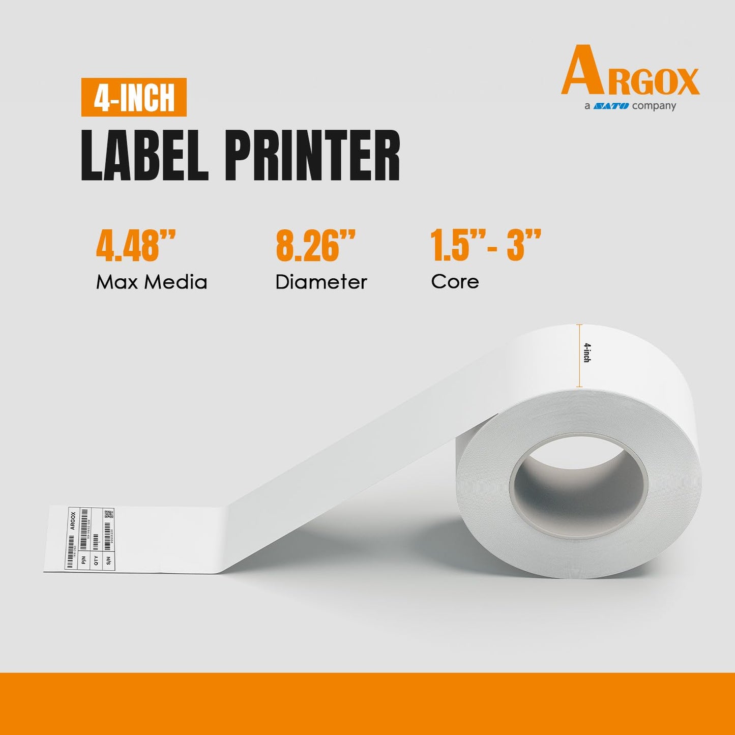 ARGOX Industrial Barcode Solutions Bundle: iX4-250 4" Thermal Transfer Printer (203 DPI, 8ips) & AS-9400 Wired 2D/QR Barcode Scanner | Complete Inventory & WMS Kit | TAA Compliant, Heavy-Duty, Plug &