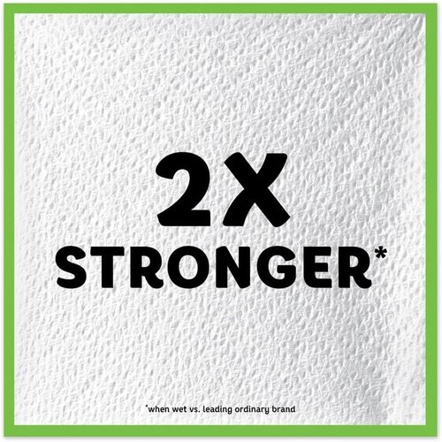 Bounty Quilted Napkins - 1-Ply, White, 12.1" x 12", 200 Count | 8 Packs Per Carton