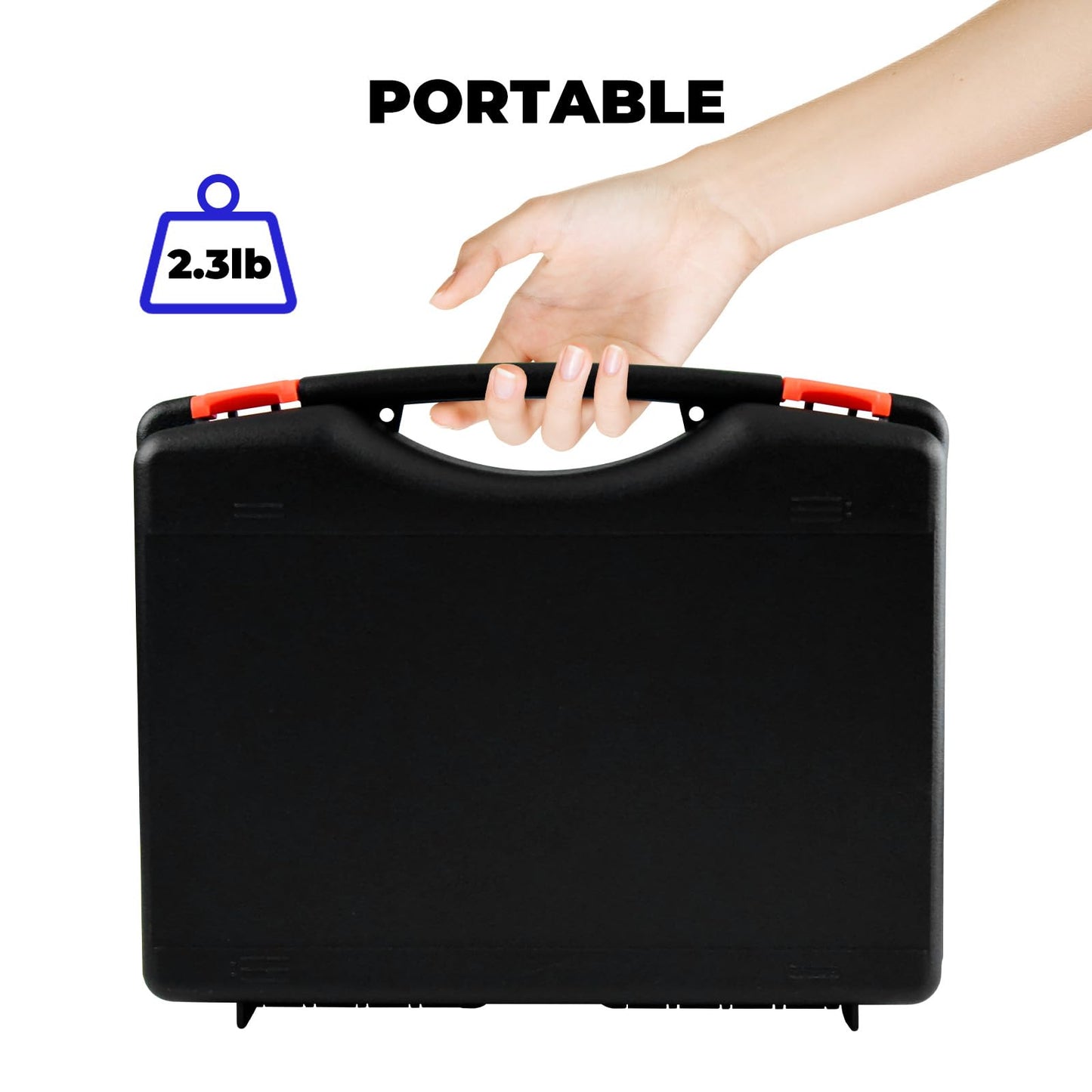 GOYOJO GSR720 Surface Roughness Tester High Accuracy 0.01μm Portable Roughness Gauge 4 Testing Parameters Ra/Rq 0.05~15.0μm Rz/Rt 0.1~50.0μm with Standard Calibration Block and Bracket