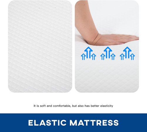 FDW 6-Inch King Mattress - Medium Firm Gel Memory Foam | CertiPUR-US Certified | Pressure Relief & Cooling Cover