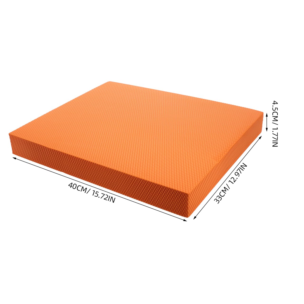 OHPHCALL Balance Pad Stability Trainer Anti-Slip Exercise Mat for Yoga Core Training Rehabilitation Cushion Thick Non-Slip Fitness Equipment 15.74X12.99X1.77In Portable