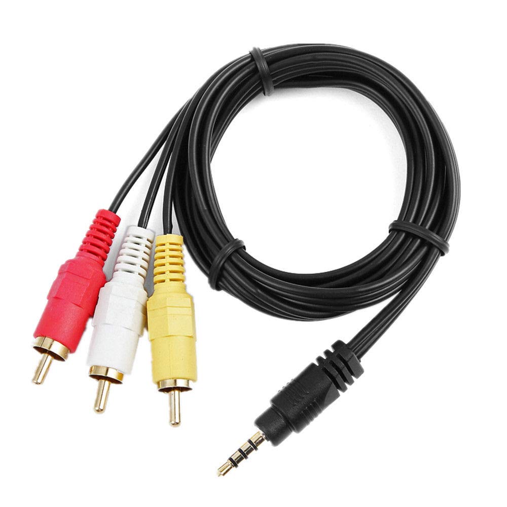 MaxLLTo 5ft K2KC4CB00002 Long AV Audio Video RCA TV Cable Cord Lead Wire for Panasonic Camcorder
