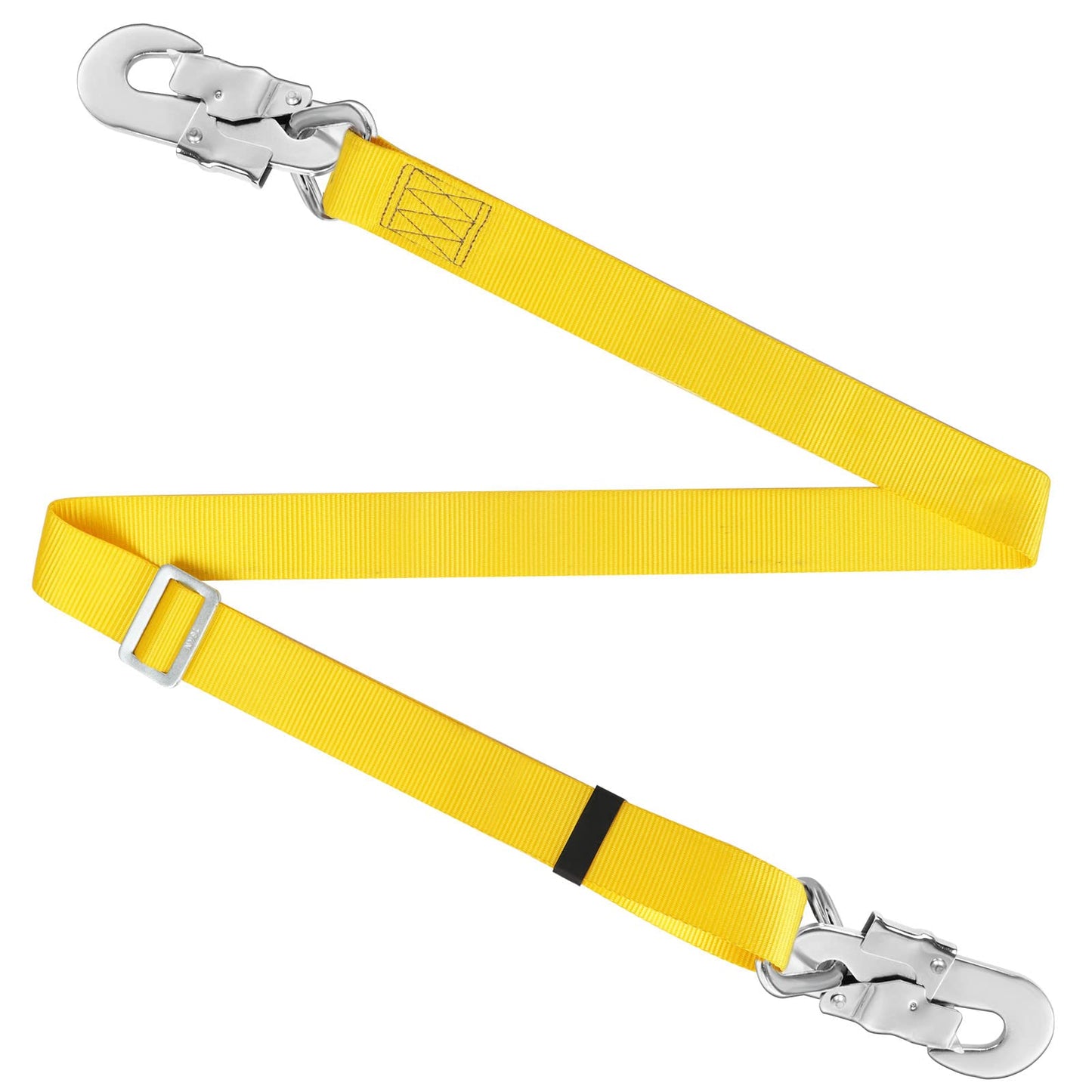 Trsmima Hunting Safety Harness, Tree Climbing Belt Restraint Lanyards, Safety Adjustable Lanyard, Add Level