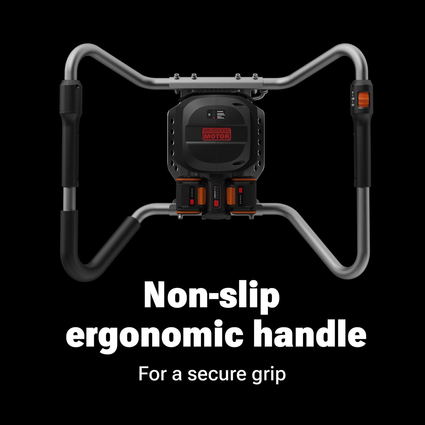 WORX Nitro 40V Brushless Cordless Earth Auger, Electric Post Hole Digger for Fence Posts with Drill Bit 8'', for Garden & Plant, Equivalent to a 45 CC Gas-Auger, Battery and Charger Included, WG865