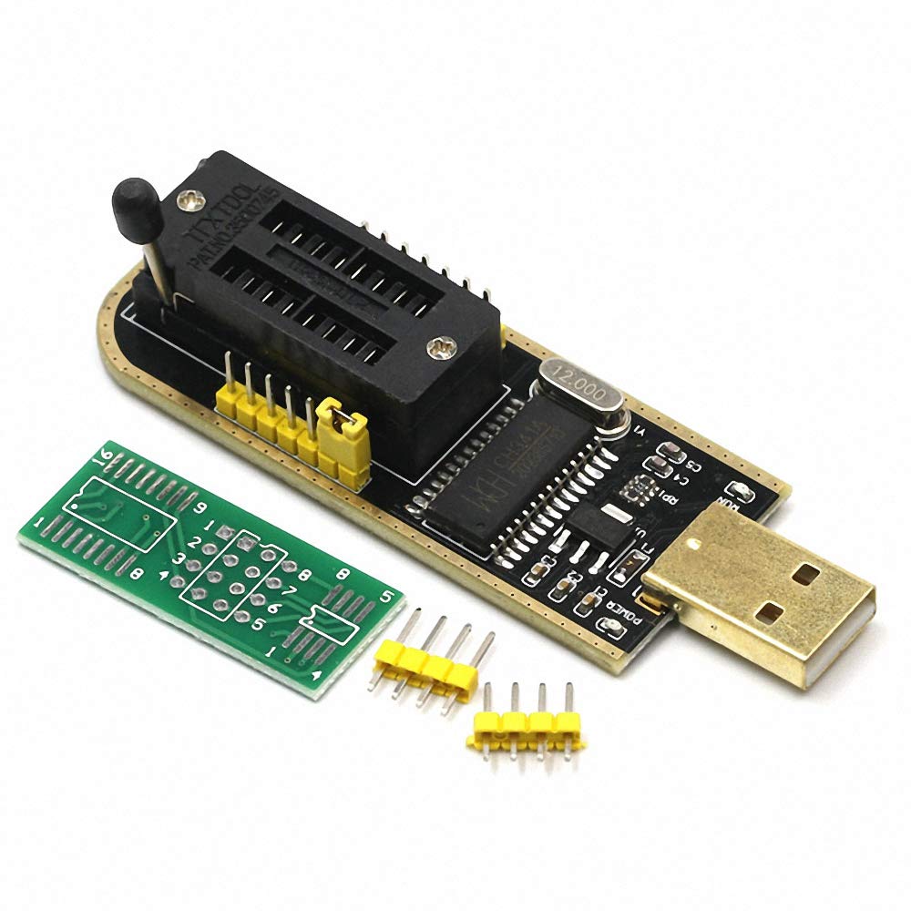 DYDZYJ 10pcs CH341A 24 25 Programmer Series EEPROM Flash BIOS USB with Software & Driver