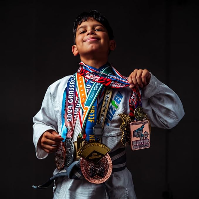 Kids Brazilian Jiu Jitsu Gi For Kids BJJ Gi Youth Grappling Kimonos Preshrunk Lightweight Martial Arts Uniform