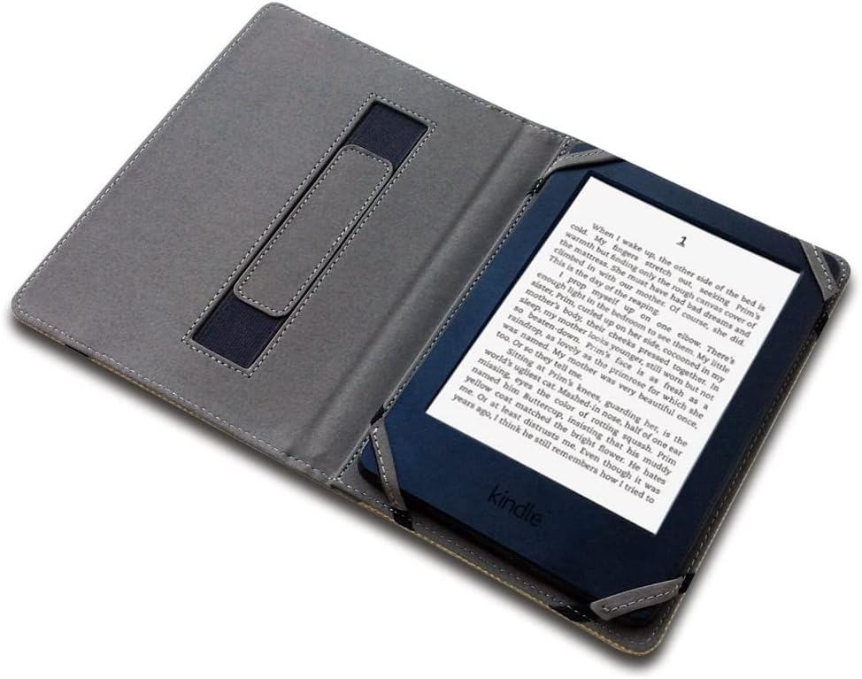 ENJOY-UNIQUE 6" 6inch Natural Linen Case Cover for ebook Reader Universal Hemp Case Cover
