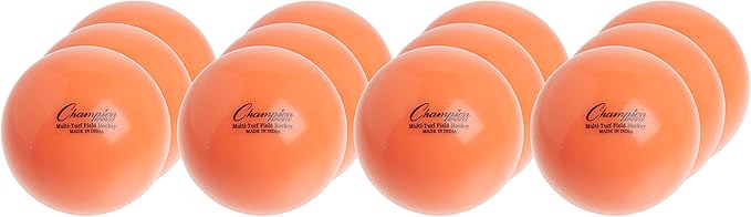 Champion Sports Field Hockey Practice Balls - 12 Pack in Multiple Colors