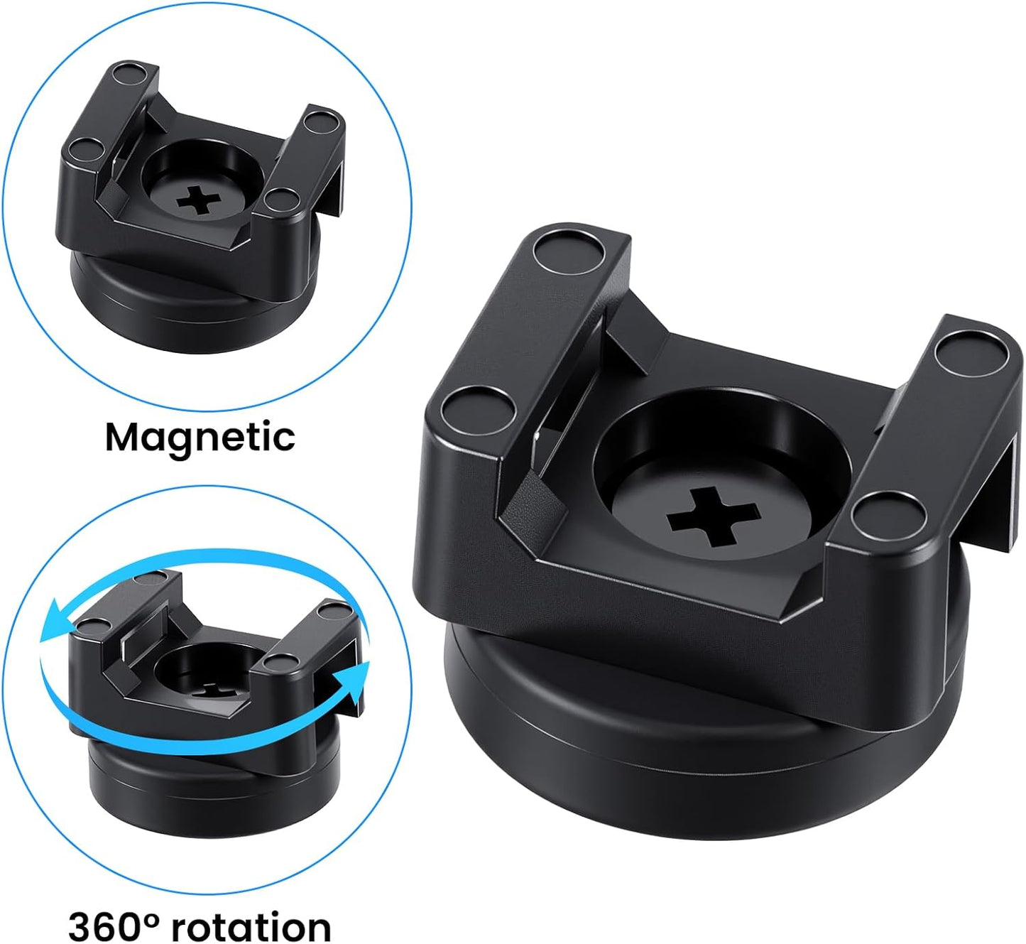 Molain 30Pcs 200Pcs Magnetic Zip Tie Mounts, Magnetic Clips with Magnetics Cable Ties, Heavy Duty Magnetics Wire Holder