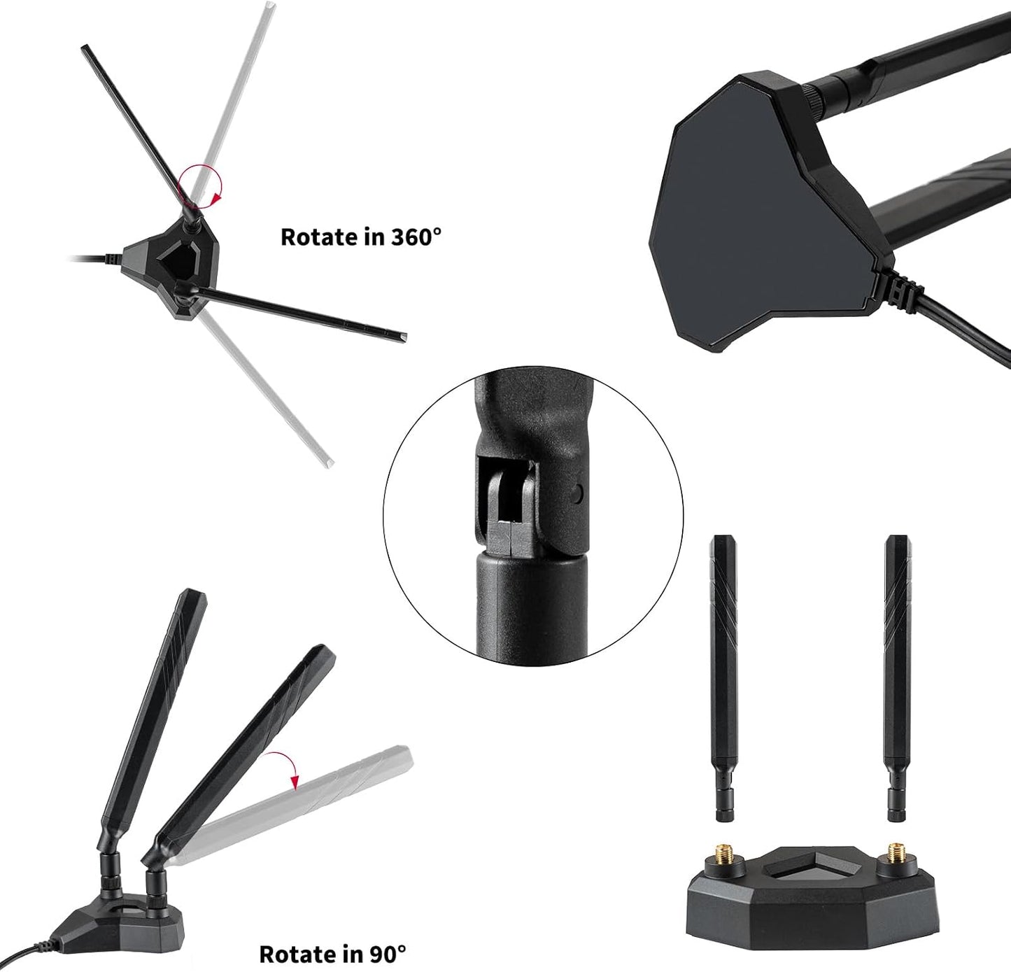 eifagur 9dBi 4G 5G TS9 M6 MR6110 MR6150 MR6500 M6 M5 MR5100 MR5200 5G Magnetic Base External Antenna for Netgear