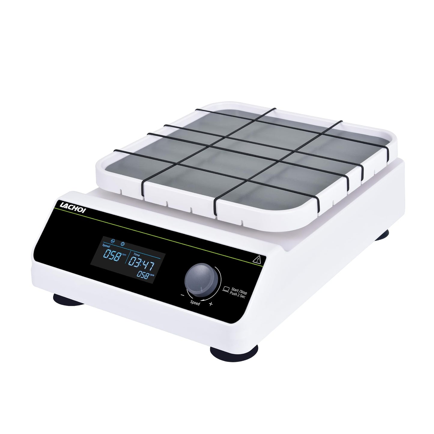 LACHOI LCD Linear Shaker 40-300RPM Capacity 2KG Lab Shaker with Timer Digital Linear Shaker with Continuous Mode or Timer Mode for Laboratory,University