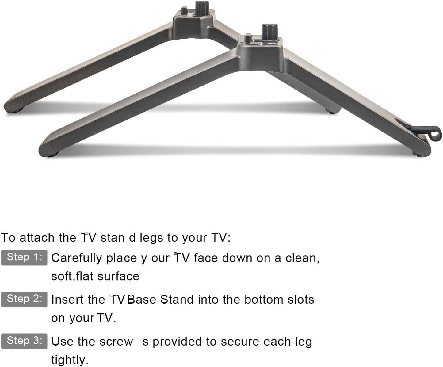 AIDITIYMI 2087L 2087R 50C350U 50C350KU 55C350LU 50C350LU 50 55 Inch C350 4K TV Base Stand, TV Stand Legs Replacement