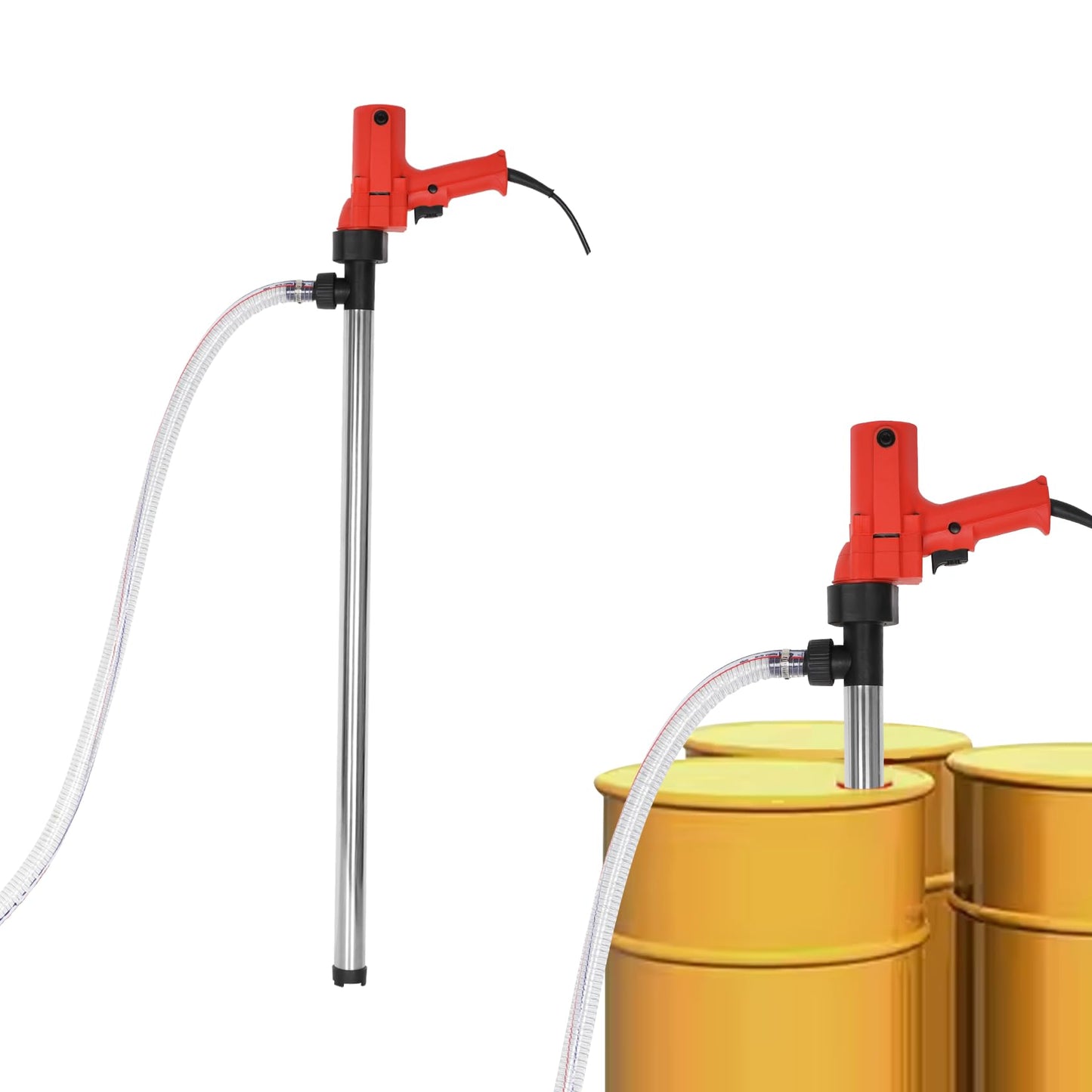 2480W Electric Fuel Transfer Barrel Pump, 110V High Power