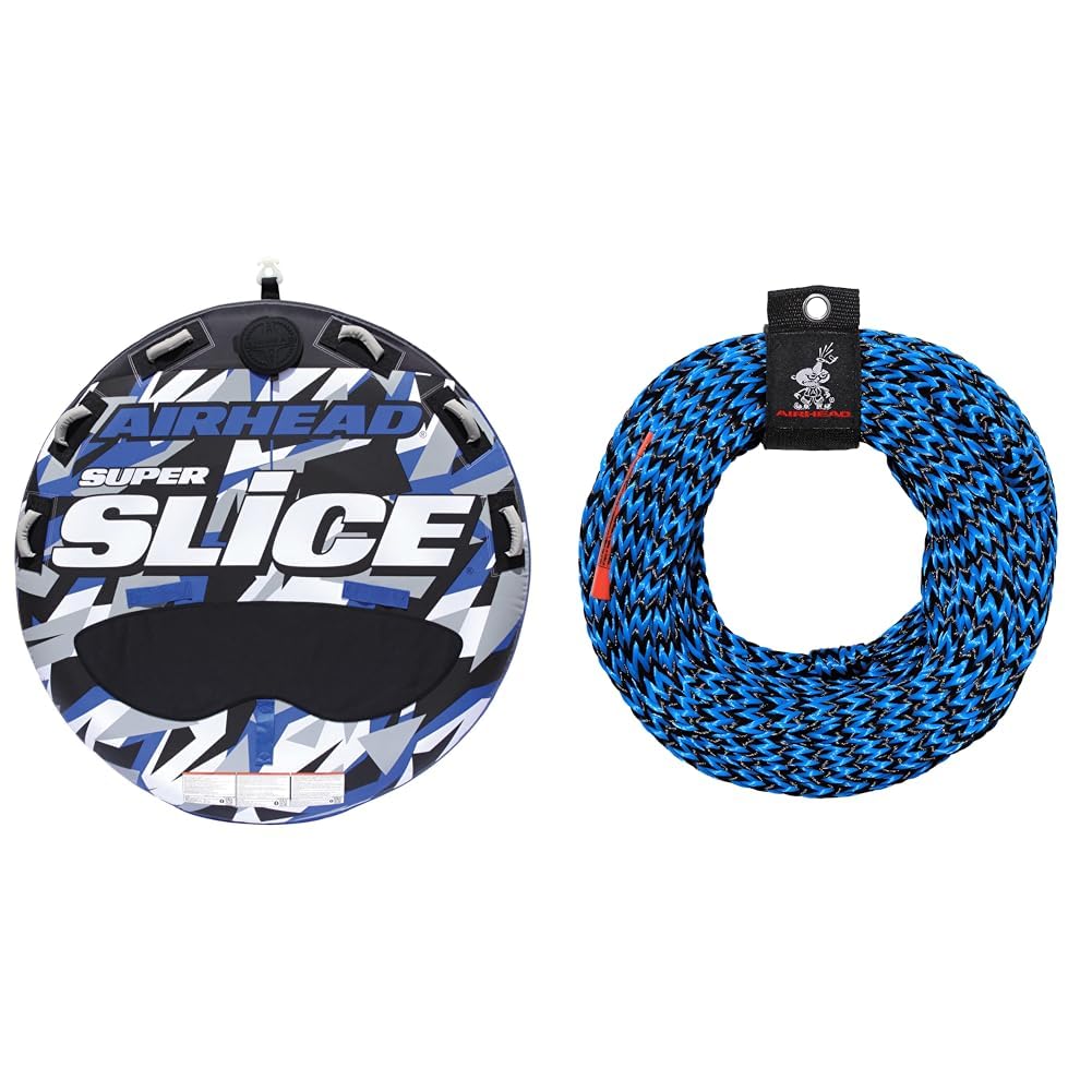 Airhead Super Slice Towable Tube for Boating + 1 Section + Kwik Connect