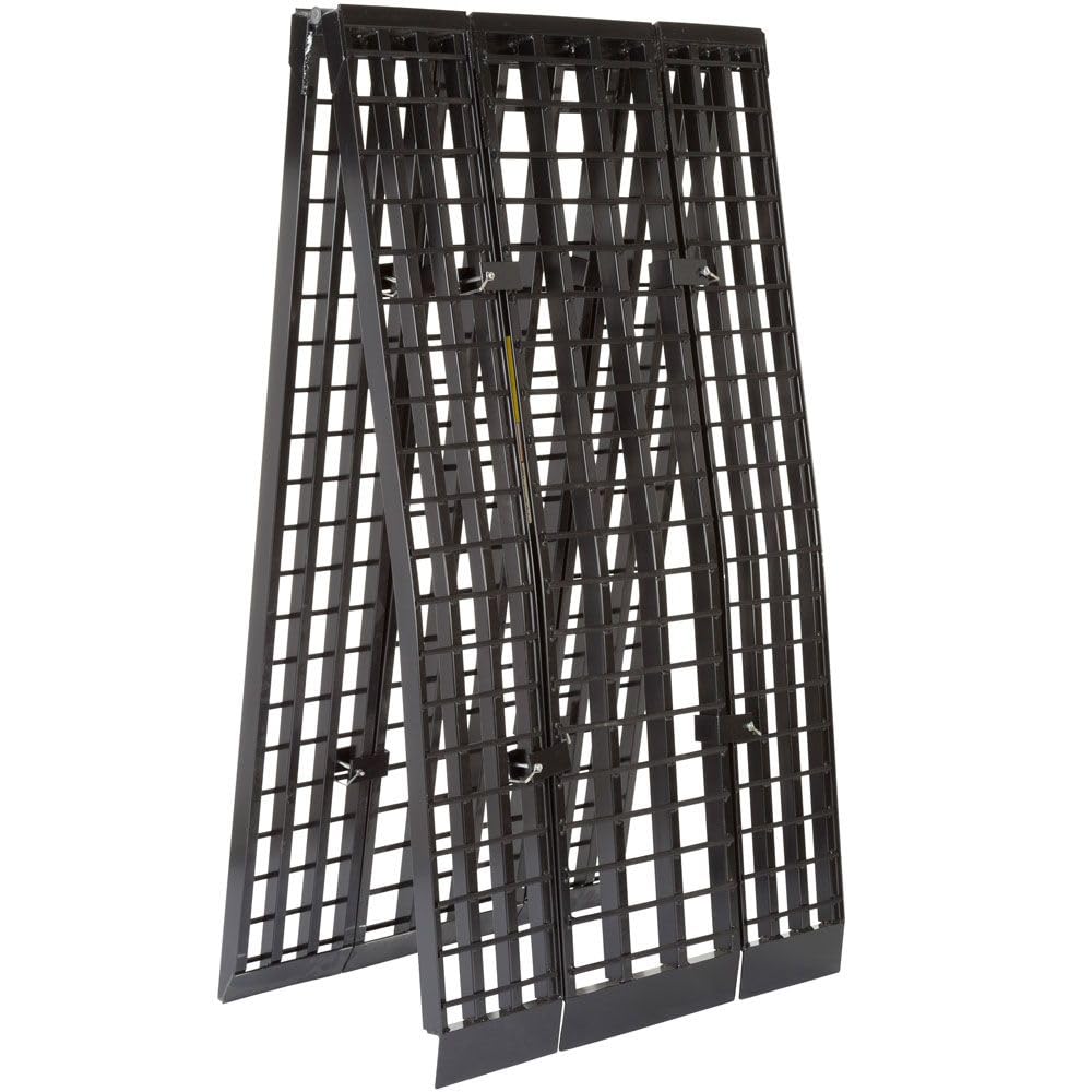Black Widow 12' Motorcycle Loading Ramp, Extra-Wide, 1,500 lb, Aluminum