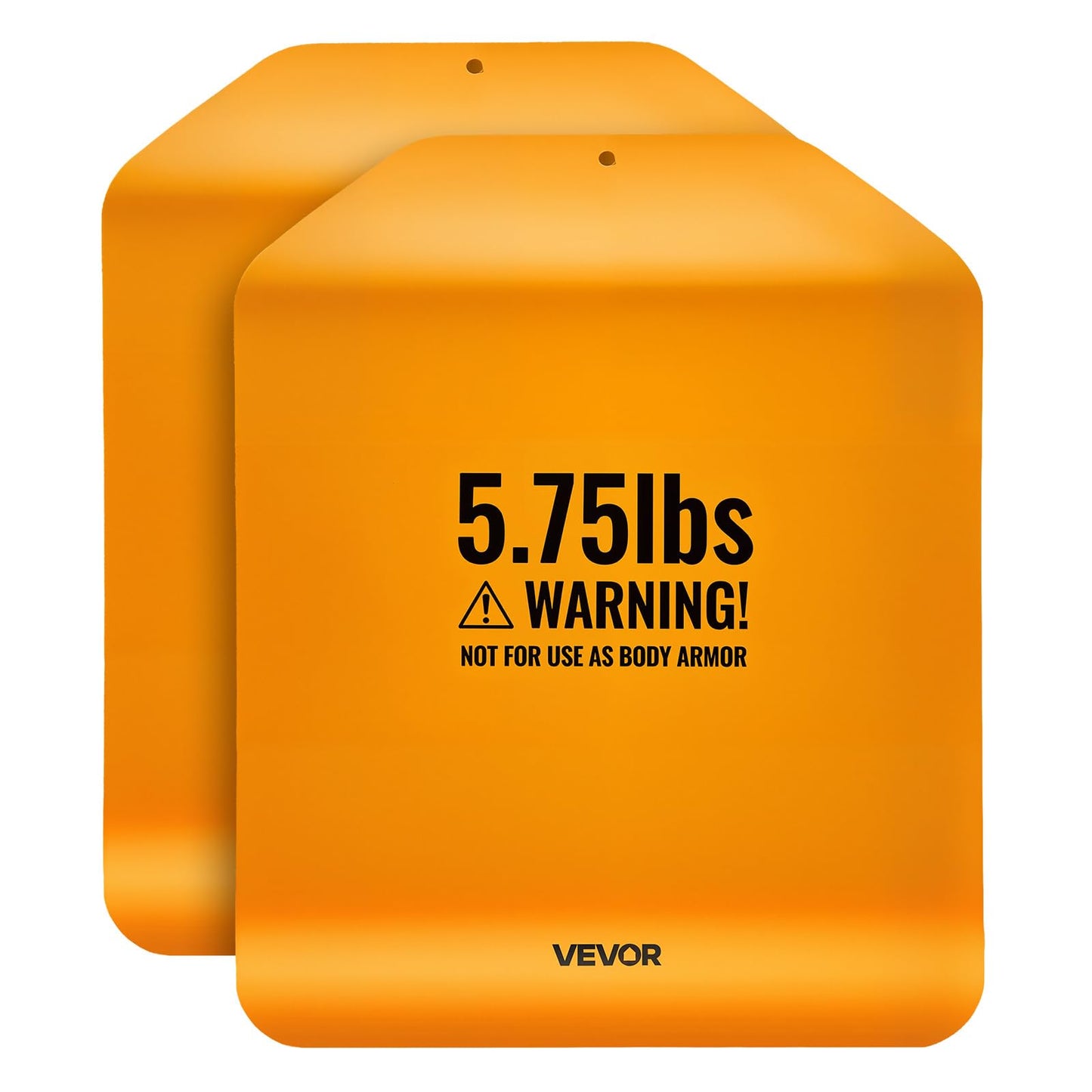 VEVOR Curved Weight Vest Plates, 5.75 LB Pairs, Premium Steel Tactical Weighted Plates for Vest, Ergonomic Design, for Strength Endurance Training, Running, Jogging, Fitness, Heavy Workouts