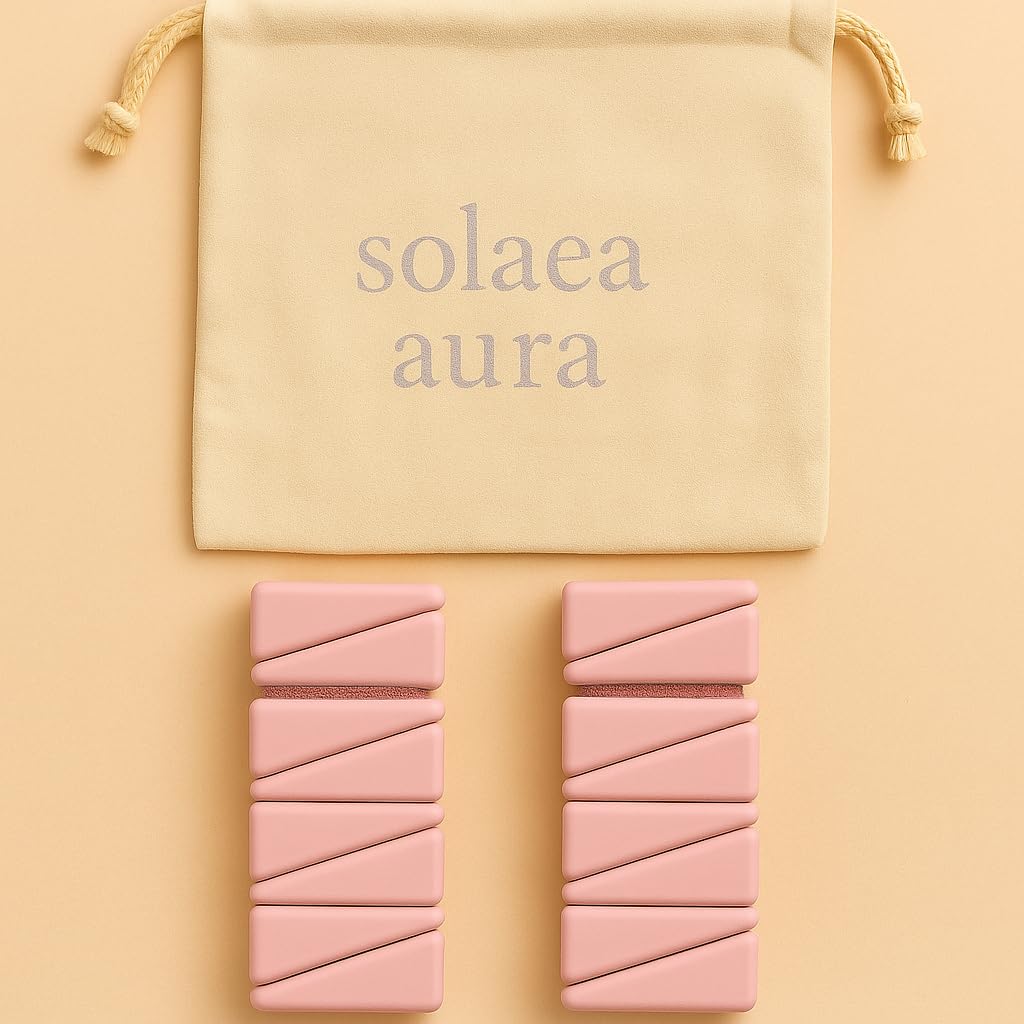 Solaea Adjustable Ankle & Wrist Weights, 4lb Pair for Pilates & Yoga