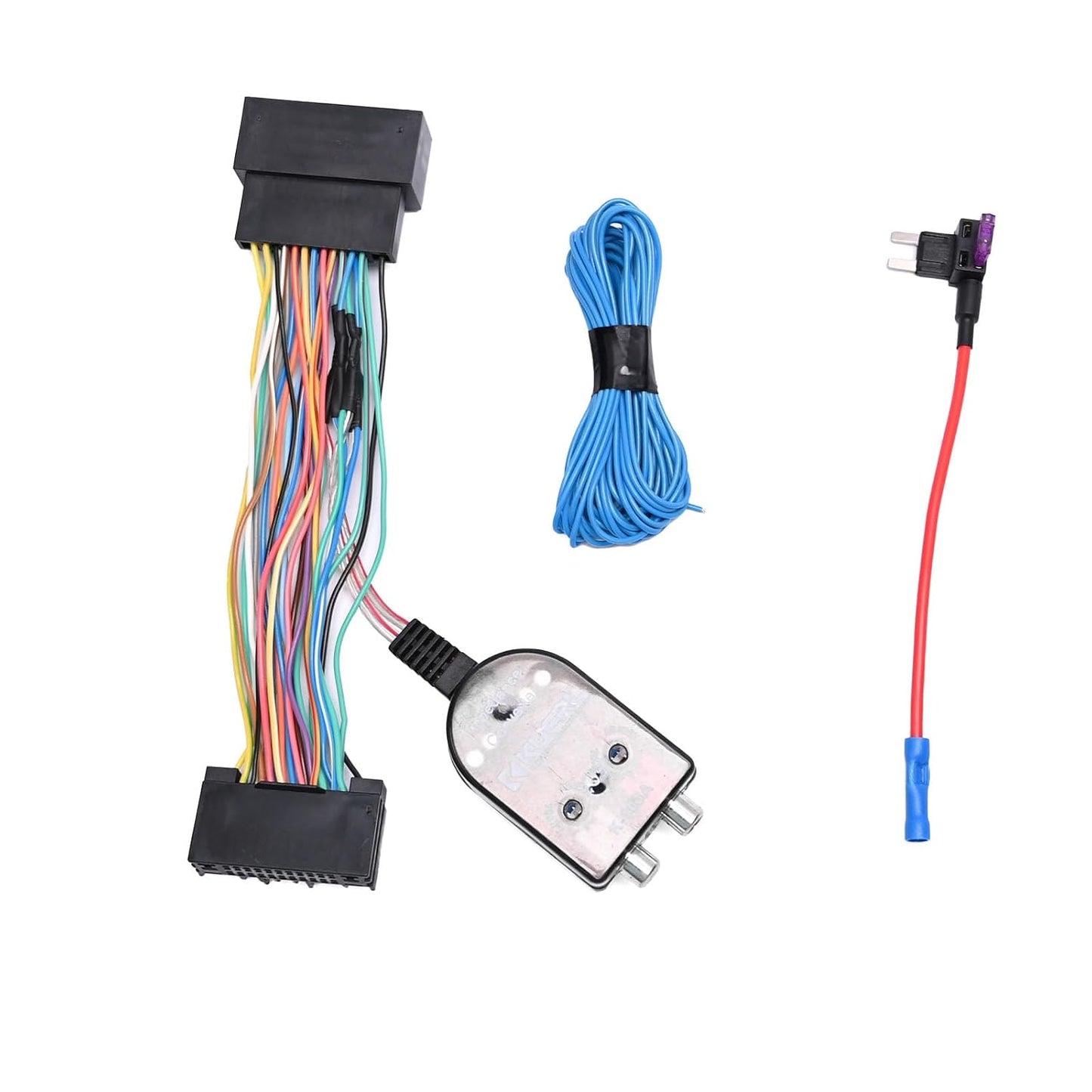 VIKKSAER F-150 250 350 450 550, Factory Radio Add a Subwoofer Speaker Amplifier Wire Harness, Replacement for Ford