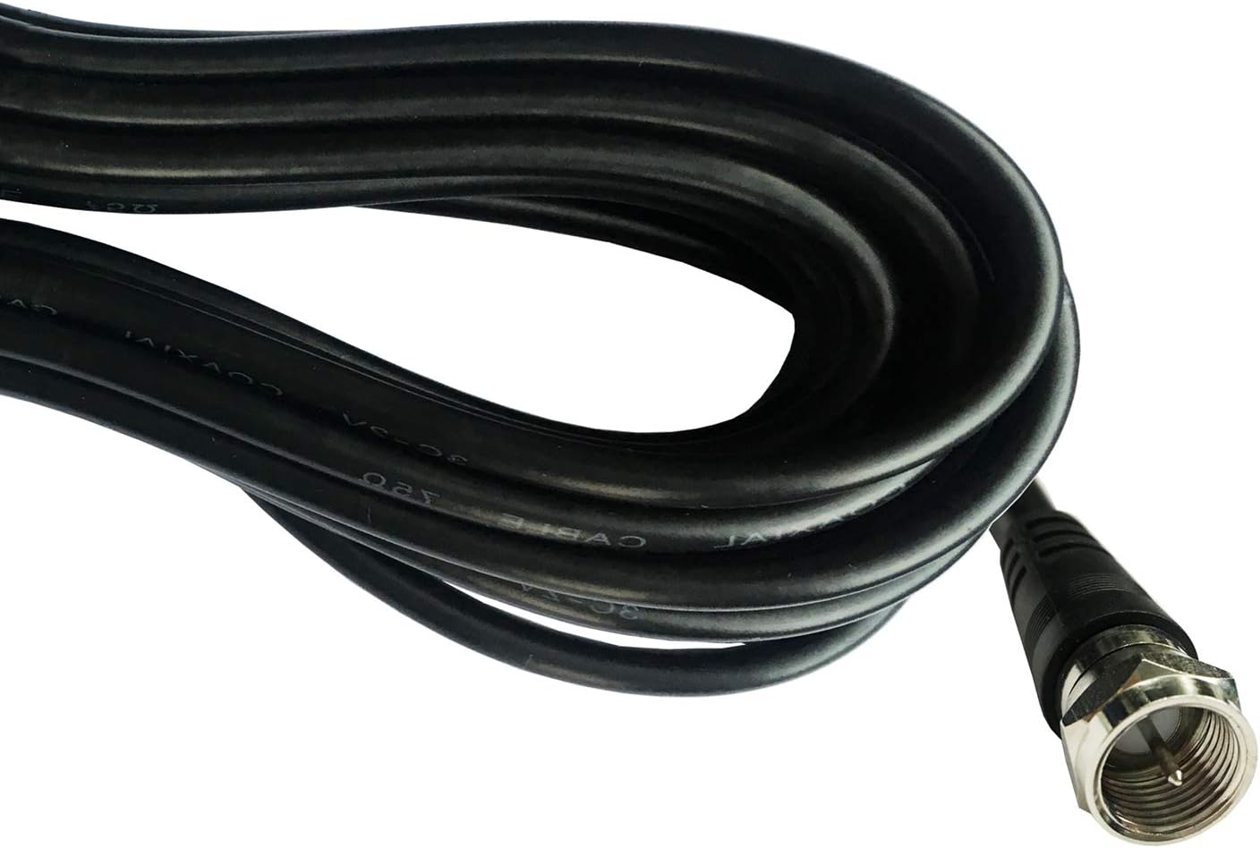 Chaowei Cable(15ft) Extension-15 TV Antenna Extension Coaxial with Coaxial Coupler,F Type Connector-Ideal for Digital