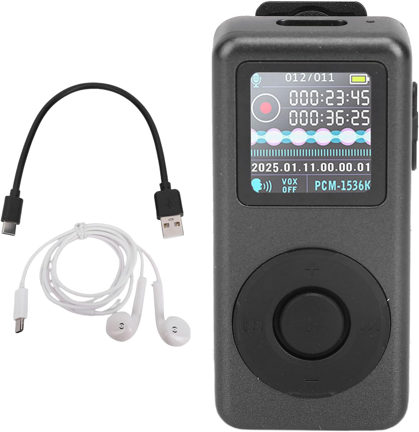 LUCKDANO MP3 MP3 32GB (32GB) Player Music Player with Noise Reduction & AI Intelligent Voice Recorder, Music