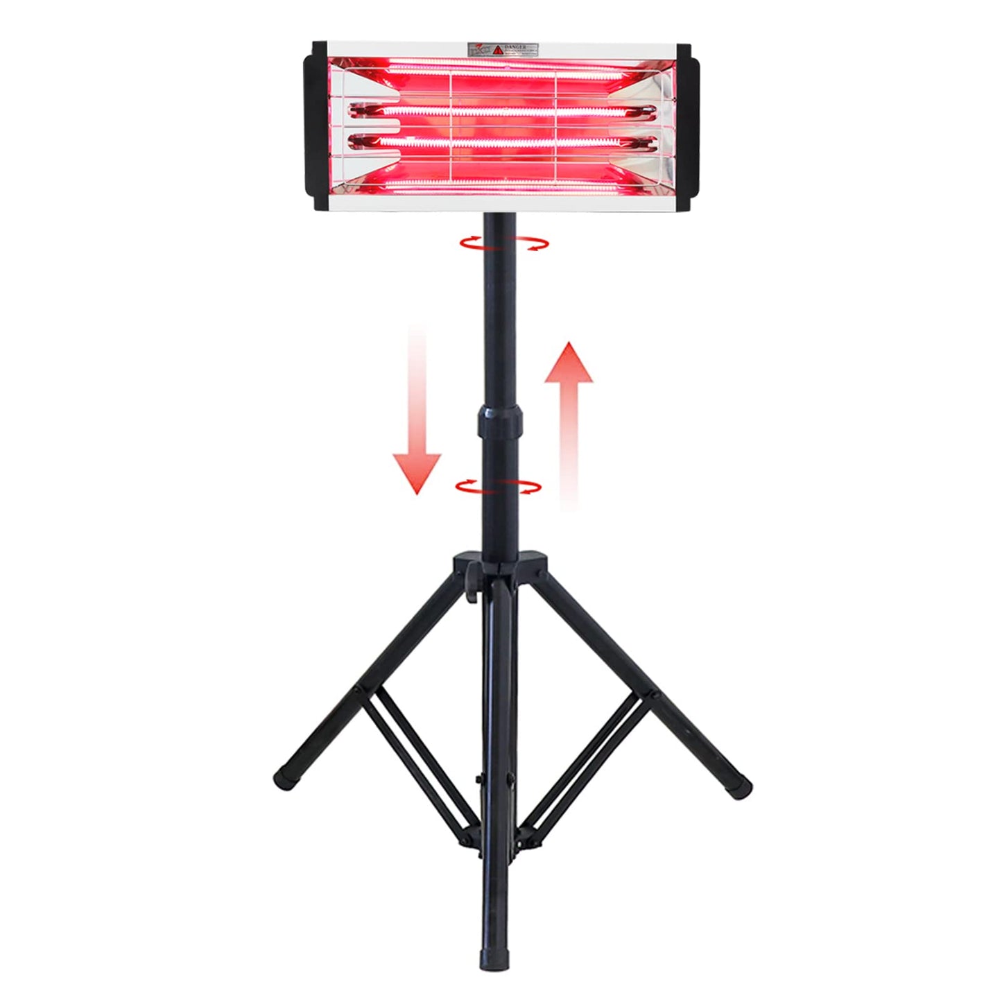 DATOUBOSS Infrared Paint Curing lamp 2000W Shortwave Infrared Paint Dryer Car Body Repair Paint Curing Systems 110V with Bracket