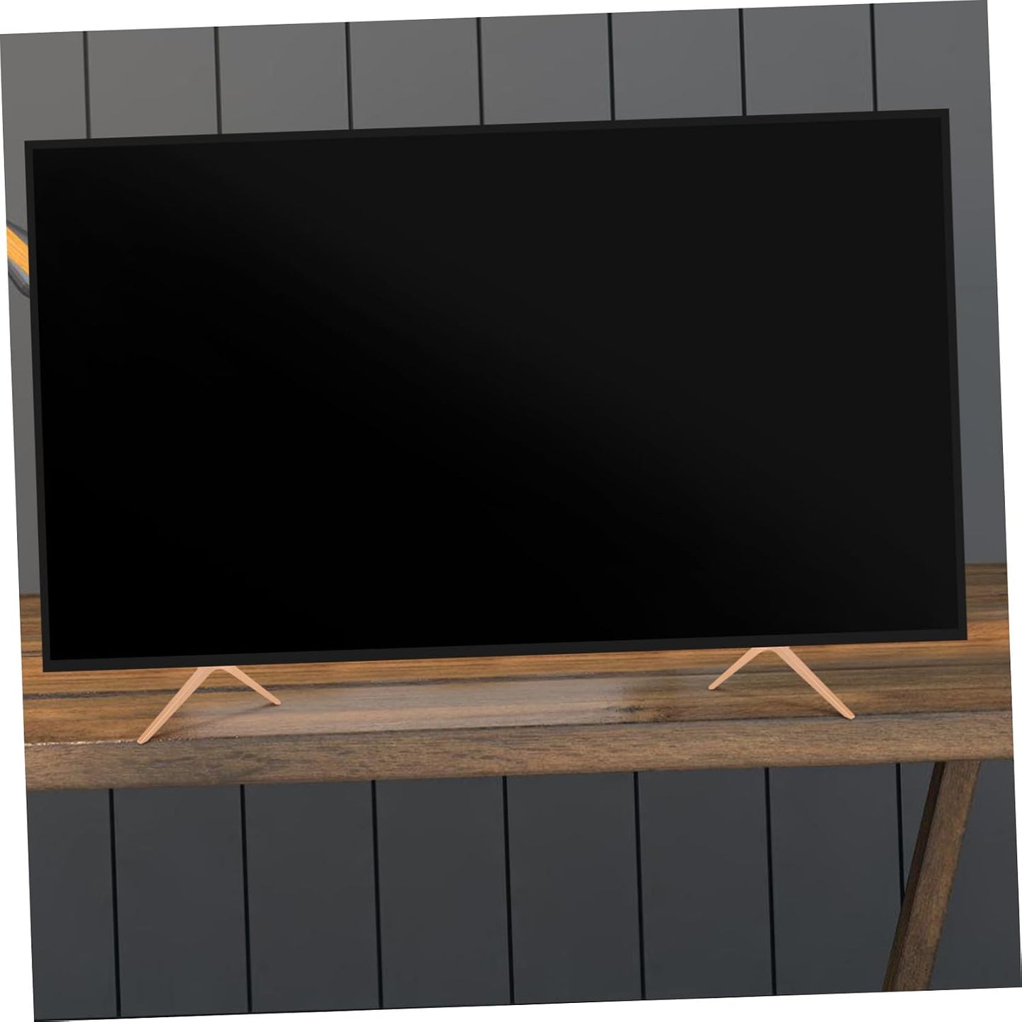 SOLUSTRE Stylish TV Stand Adapter - Flat Screen Mount for Compact Spaces