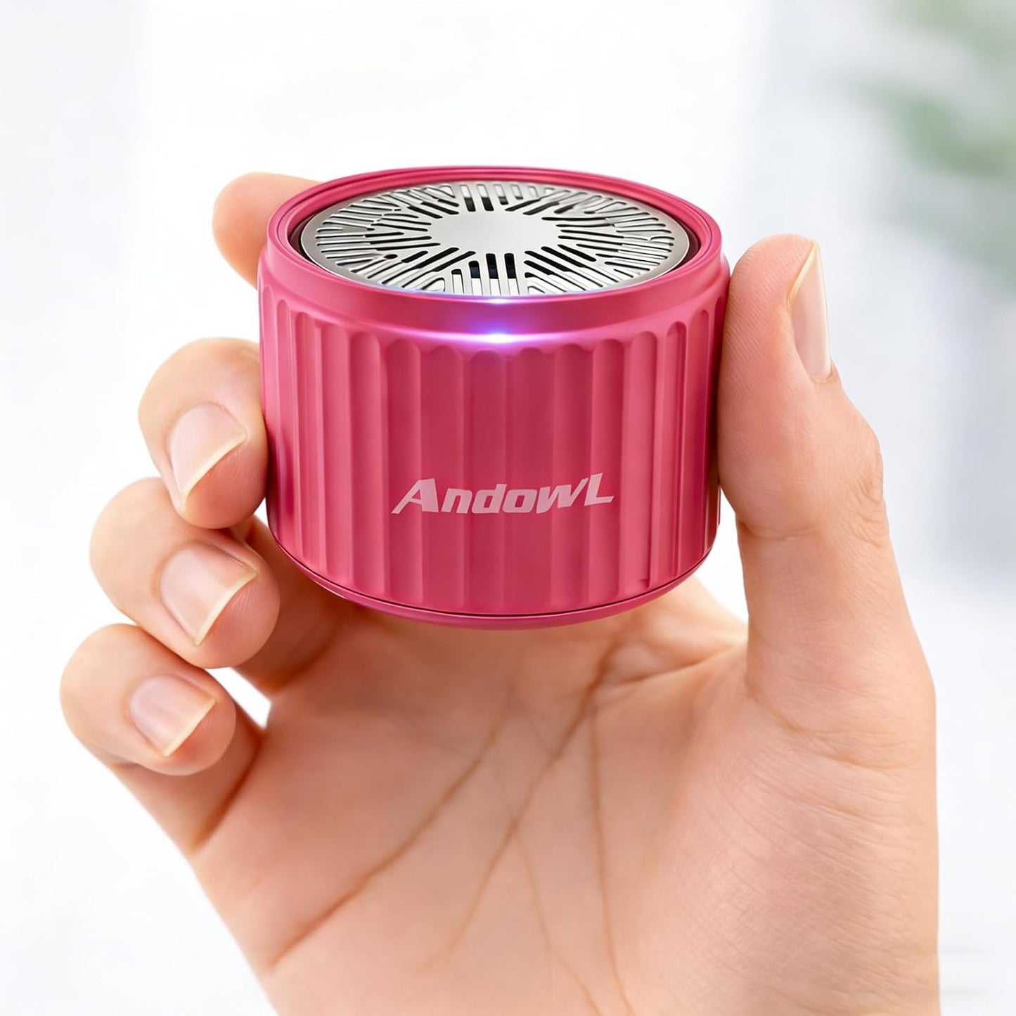 Andowl Mini Bluetooth Speaker, Portable Wireless Speaker with TWS Stereo Pairing, Built-in Mic, Micro SD Card Playback
