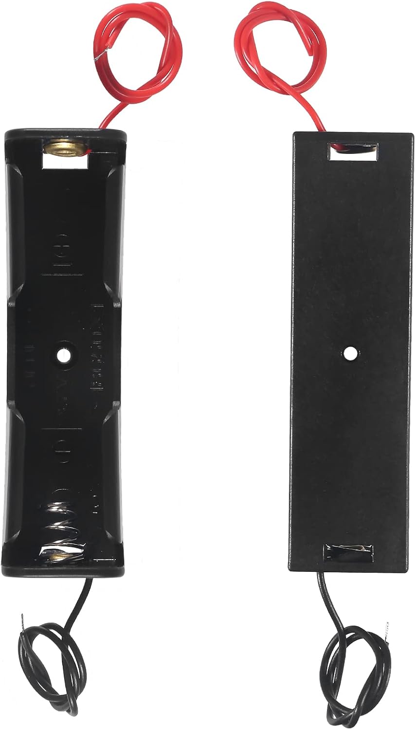 DIANN 10pcs 18650 1x 3.7V 18650 18650 Battery Holder Single Battery Holder Battery Holder with Wires