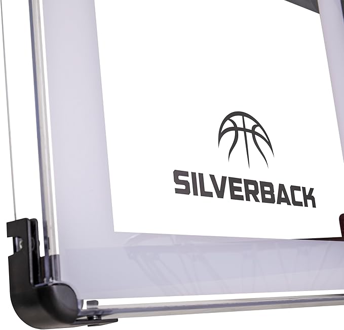 Silverback NXT 54" Wall Mounted Adjustable-Height and Fixed Basketball Hoop with QuickPlay Design