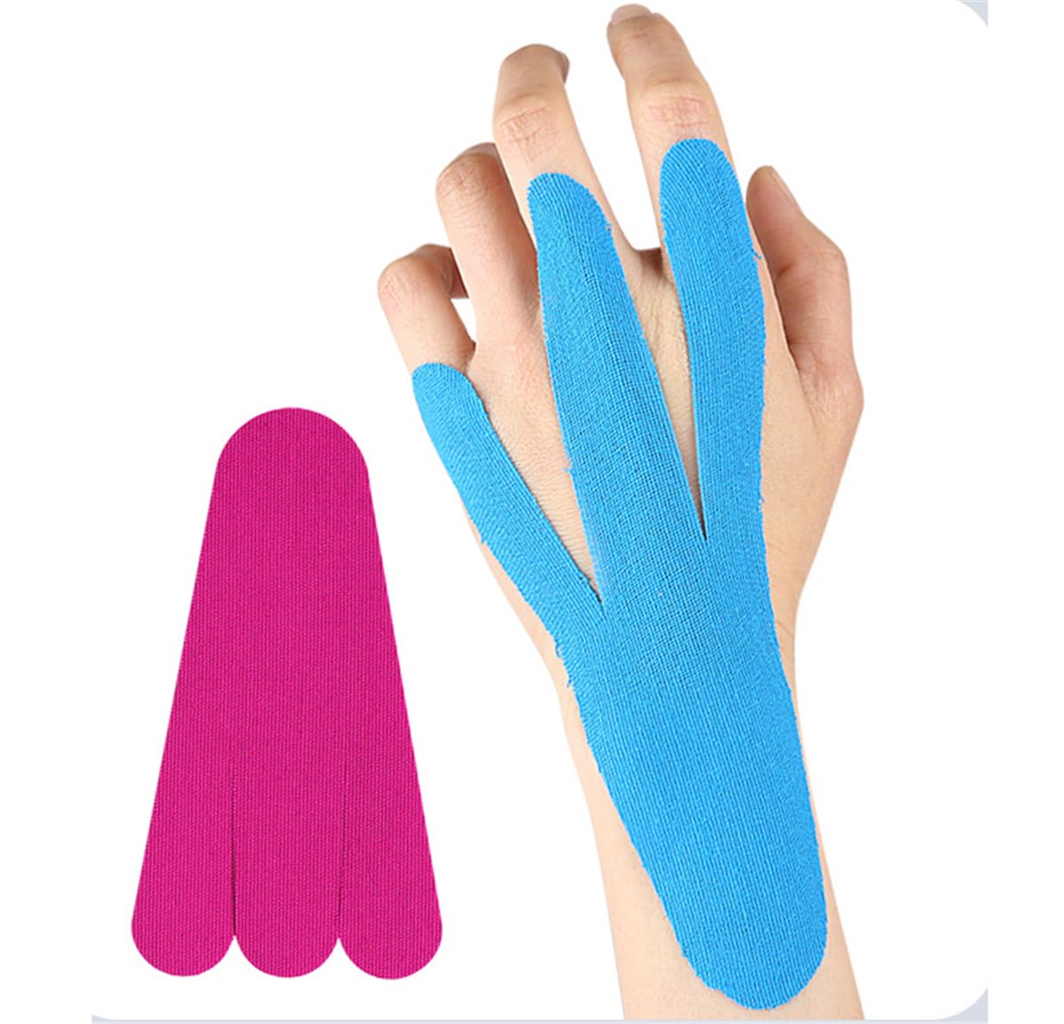 Precut Kinesiology Tape, Waterproof Breathable Foot Plantar Fasciitis Pain Relief Athletic Tapes, Hypoallergenic Elastic Sports Joints Muscle Tape for Feet Arch Heel Ankle Carpal Tunnel (20 PCS)