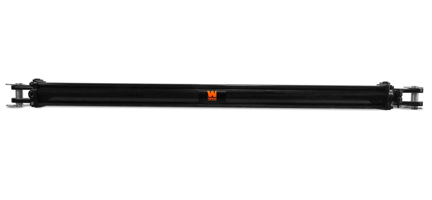 WEN TR3048 2500 PSI Tie Rod Hydraulic Cylinder with 3 in. Bore and 48 in. Stroke , Black