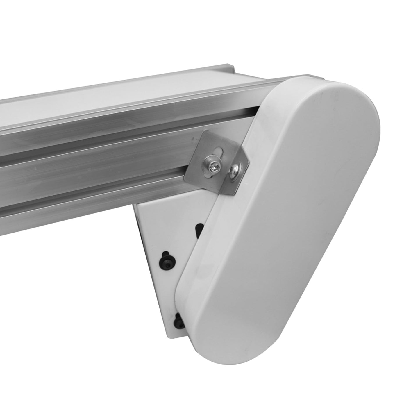 BREVELTION 59inch PVC Belt Conveyor Aluminum Belt Conveyor Industrial Transport Equipment 110V 120W 7.9inch Wide White