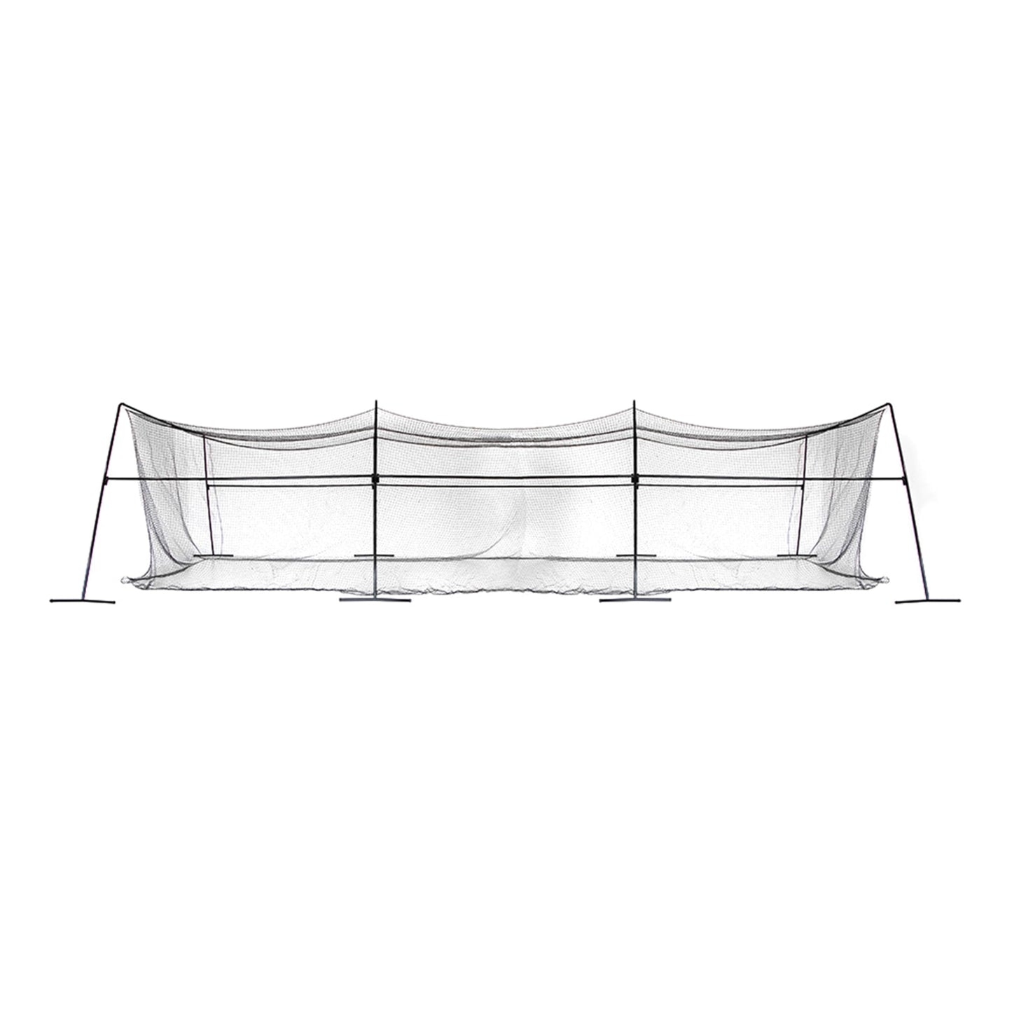 Skywalker Sports 40 Foot Competitive Batting Cages for Backyard or Indoor Baseball and Softball Collapsible Black Frame and Net